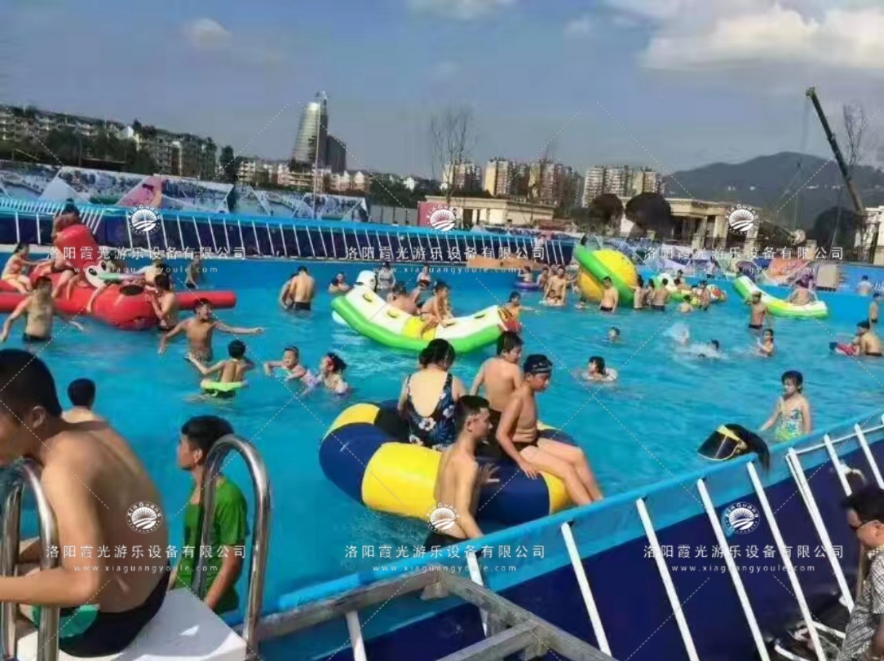 兴安水上乐园支架泳池